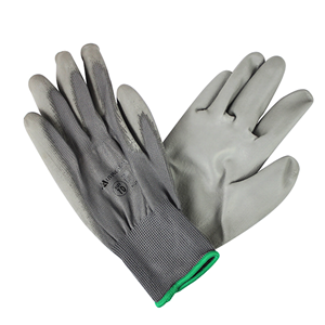 Livingstone Polyurethane PU Coated Synthetic Grip Gloves, Size 7, Nylon Grey Foam, replaces Prolite PU, Ninja, HyFlex, Polytril, 12Pairs/Bag Bag