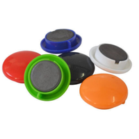 Magnetic Whiteboard Buttons Orange, 10/Pack Pack