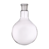 Flask, Round Bottom, 1000ml, Short Neck, 24/29 Socket Joint, Borosilicate Glass, Australian, Each Each