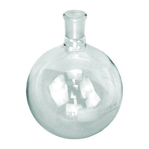 Flask, Round Bottom, 100ml, Short Neck, 34/35 Socket Joint, Borosilicate Glass, Each Each