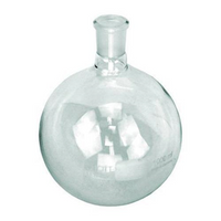 Flask, Round Bottom, 100ml, Short Neck, 14/23 Socket Joint, Borosilicate Glass, Each Each