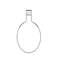 Flask, Round Bottom, 2000ml, Short Neck, 24/29 Socket Joint, Borosilicate Glass, Mowbray, Each Each