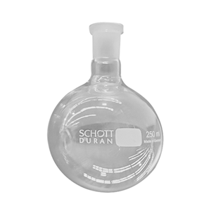 Flask, Round Bottom, 250ml, Short Neck, 14/23 Socket Joint, Borosilicate Glass, Mowbray, Each Each