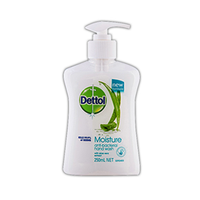 Dettol Moisture Aloe Vera Liquid Hand Wash, 250ml Pump Bottle, Each Each