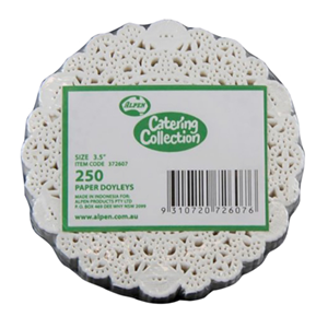 Alpen Catering Collection Round Lace Doyley