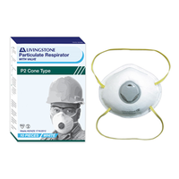 Livingstone N95 P2 Cupped Cone Face Mask Particulate Respirator