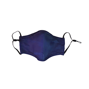 Livingstone Cloth Child Face Mask, Reusable, Washable, 2-Ply, 100pct Cotton, 20 x 12cm, Blue, Each Each