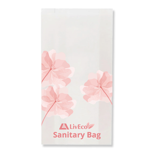 Livingstone Sanitary Biodegradable Paper Bags, 25cm(L) x 11cm(W) x 5.5cm(H), Weight: 1.65kg, 500/Pack Pack