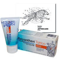 Bepanthen Tattoo Aftercare Ointment, 50g, with Guide, Each Each