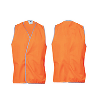 Livingstone High Visibility Safety Vest, Day Use, Medium, Orange, Each Each