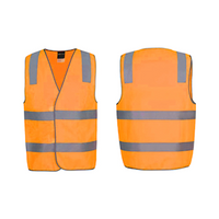 Livingstone High Visibility Safety Vest with Night Reflectivity, Double Extra Large, Orange, Each Each