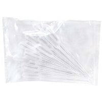 Samco Grad Transfer Pipettes 222-20S,1mL Large Bulb,5.8mL Capacity,15.5L cm,4.6Dmm Stem,Bulb Draw 3.4mL,25Drops/mL,Sterile,20/Pk Bag