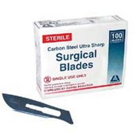 Out of Date, Livingstone Surgical Scalpel Blade, Size 11, Carbon Steel, Sterile, Loose, Price Discounted, While Stocks last Each