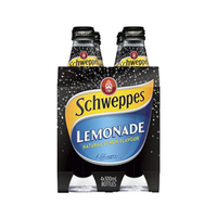 Out of Date, Schweppes Lemonade, 300mL Bottle, 4 Bottles /Pack, Original Unopened Condition, Price Discounted, While Stocks last Pack