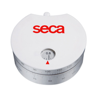 Seca 203 Retractable Measuring Tape, 15-205cm Measuring Range, 1mm Graduation, with Waist to Hip Ratio Calculator, Each Each