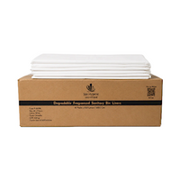 Star Hygiene Degradable Fragranced Sanitary Bin Liners, Citronella, White , 1000 Pieces/Carton