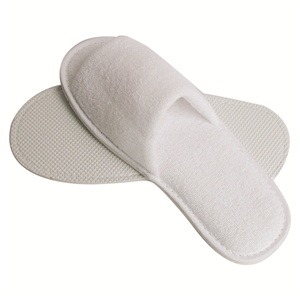 Livingstone Slippers, Cotton Towel, White, 1 Pair/Pack, Disposable Pair