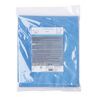 Softmed Sterilisation Wrap, 121 x 121cm, 47GSM, 100pct PP, Two Layer, Lightweight, Lint Free, Single-use, Blue/White, 24 Pieces/Pack, 2 Packs/Carton, 48 Pieces/Carton Carton