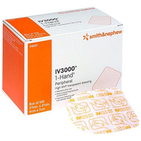 Out of Date, Smith & Nephew IV3000 Cannula Dressing 1-Hand, 6 x 7cm, 100/BX, Original New Condition, Big Discount, Limited Stock