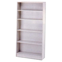 BOOKCASE 1200X900X300 1 FIXED 2 ADJ SHELVES GREY Each