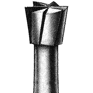 SSW 35 Tungsten Carbide Burs, Inverted Cone, ISO 010 #10(2), Friction Grip, Made in UK, Each