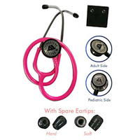 Livingstone Cardiology Legend 3 Combo-Head Adult and Paediatric Dual Head Chest Piece Stethoscope, Highest Acoustic Sensitivity, Pink Each