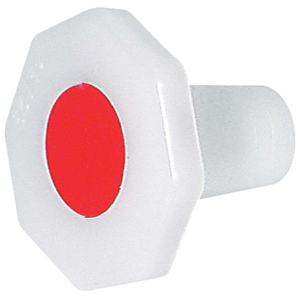 Polyethylene Recyclable Plastic Stopper Octagonal Cap, 21 to 24mm, Bottom to Top Diameter, 32mm Cone Height, 35mm Overall Height, Each Each