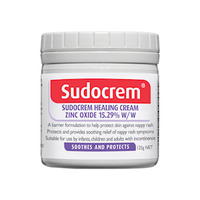 Sudocrem Healing Cream, with Active Ingredient: Zinc Oxide 15.25pct w/w, 125g, Each Each
