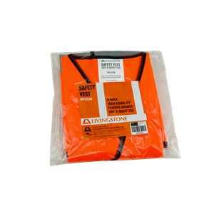 Livingstone High Visibility Safety Vest with H Back Reflective Pattern