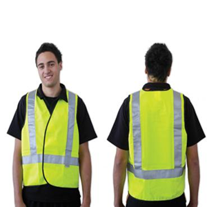 Pro Choice High Visibility Safety Vest with H Back Reflective Pattern