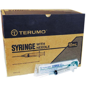 Out of Date, Terumo Syringe w/Needle, 5ml, 23G x 32mm, Luer Slip, 100/BX, Original Unopened Condition, Price Discounted, While Stocks last