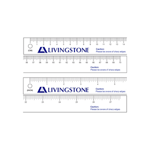 Livingstone Paper Tape Measure, Dual Calibration, 70cm and 27 inches, 128 GSM Art Paper, Disposable, 100 Pieces/Bag