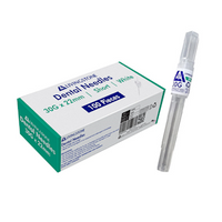 Livingstone Dental Needles, 30 Gauge x 22mm, Diameter: 4.65mm, Short, White, Sterile, 100 Pieces/Box