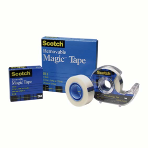 Scotch Removable Magic Tape 811, 19mm x 33m, Each Each