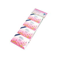 Finesse Pocket Tissue, 20 x 19.5 cm, 2 Ply, 10 Sheets/Pack, 24 Packs/Polybag Bag