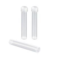Technoplas Centrifuge Conical Tube, 10ml, 17mm x 96mm Length, Recyclable Polypropylene, Natural Cap Separate Snap Cap, 1000/Box Box