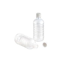 Technoplas Recyclable Plastic PET Bottle 500mL, Sterile, White cap, Labelled, 92/Carton (MOQ of 30 Cartons) Carton