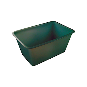 Equip 2 Go Plastic Crate Nesting Tub, 200L, 990 Length x 660 Width x 470 Height mm, Not Food Gradable, Plastic, Black Each