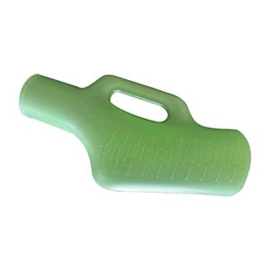 Urinal Male, without Lid, 1,000ml Graduated, Autoclavable, Green Recyclable Polypropylene Plastic, Each Each