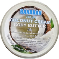 VCO Body Butter Massage Cream, 250 Gram Jar, Each Each