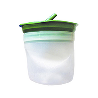 VacSax BactiClear® Antimicrobial Standard Suction Liners, 14cm x 10.5cm, 1 Litre, Disposable, 6 Pieces/Box Box