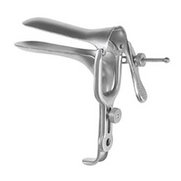 Double Duckbill Vaginal Speculum, 2 x 2.4cm, Retractor Blade, Stainless Steel, Small, Each Each