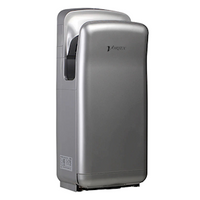 Vortex Jet Hand Dryer, 11kg, 50Hz, 90m/s, 680 (H), 290(W), 220mm (D), Commercial Grade, High-speed Airflow, Automatic Power, Silver, Each
