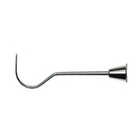 Adler Dental Explorer Probe, Sickle-shaped No.23 Fine Tip, Stainless Steel Each
