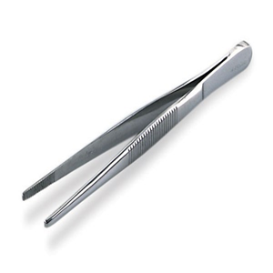 Adler Dressing Thumb Forceps, 20cm, Blunt Points, Stainless Steel, Each Each