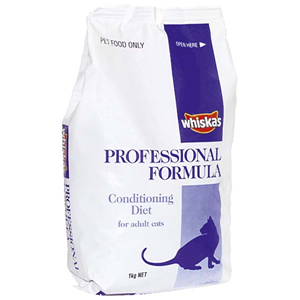 WHISKAS CONDITIONING DIET ADULT DRY 1KG Each
