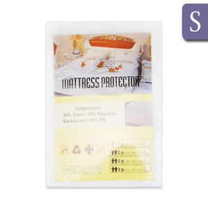 Fitted Waterproof Mattress Protector, Single 195Lx95Wx35H, Each 1