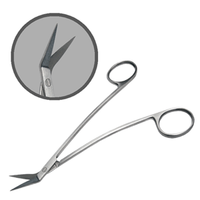 Livingstone Locklin Gum Scissors, 16cm, Angled, S Shaped, One Toothed, Stainless Steel, Each Each